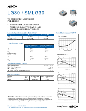 LG30 Datasheet PDF Tyco Electronics