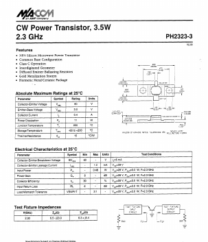 PH2323-3 Datasheet PDF Tyco Electronics