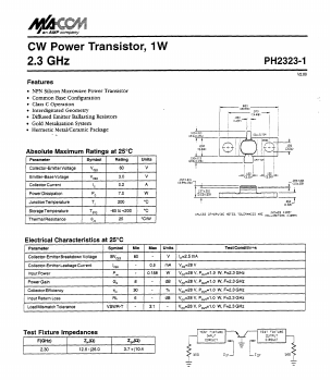 PH2323-1 Datasheet PDF Tyco Electronics