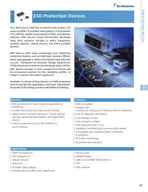 PESD1206Q-240 Datasheet PDF Tyco Electronics