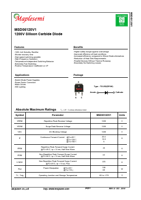 MSD05120V1 Datasheet PDF Shenzhen Meipusen Semiconductor Co., Ltd
