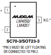 LM4050CEX3-3.0-T Datasheet PDF Maxim Integrated