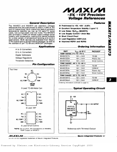 MAX672MJA Datasheet PDF Maxim Integrated