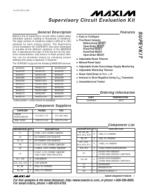 MAX6306_ Datasheet PDF Maxim Integrated