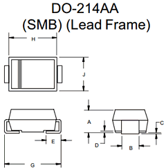 SMBJ5356B-TP Datasheet PDF Micro Commercial Components
