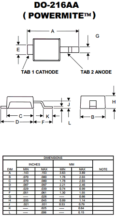 UPS120E Datasheet PDF Micro Commercial Components