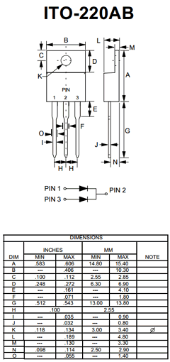 MBRF1030CT Datasheet PDF Micro Commercial Components
