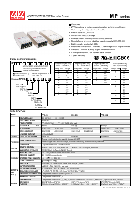 MS-75 Datasheet PDF Mean Well Enterprises Co., Ltd.