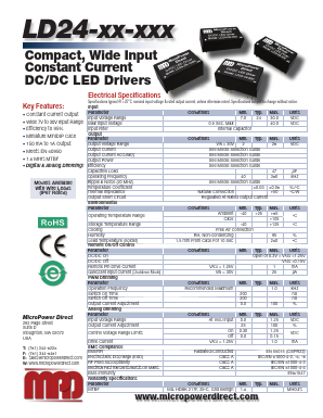LD24-04-150 Datasheet PDF MicroPower Direct, LLC