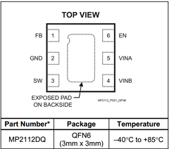 MP2112-LF-Z Datasheet PDF Monolithic Power Systems