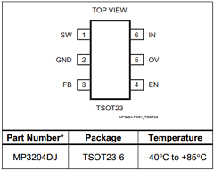 MP3204 Datasheet PDF Monolithic Power Systems