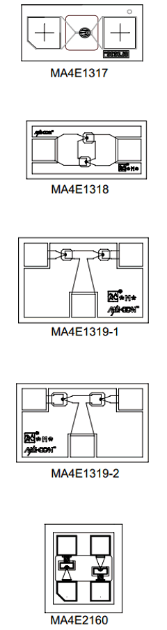 MA4E1318 Datasheet PDF Tyco Electronics