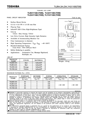 TLYH1100 Datasheet PDF Marktech Optoelectronics