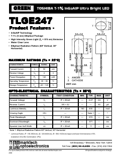 TLGE247 Datasheet PDF Marktech Optoelectronics
