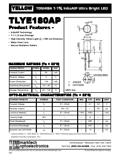 TLYE180AP Datasheet PDF Marktech Optoelectronics