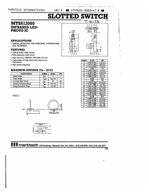 MTSS12000 Datasheet PDF Marktech Optoelectronics