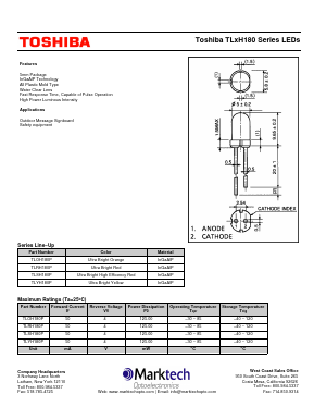 TLYH180P Datasheet PDF Marktech Optoelectronics