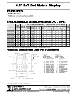 MTAN2140-12A Datasheet PDF Marktech Optoelectronics