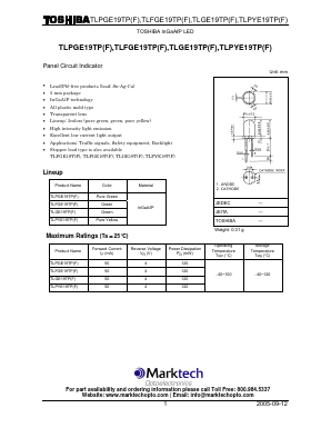 TLPGE19TPF Datasheet PDF Marktech Optoelectronics