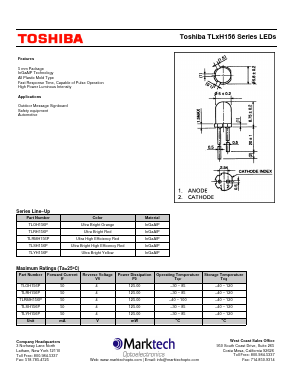 TLRMH156P Datasheet PDF Marktech Optoelectronics