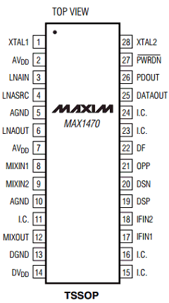 MAX1470 Datasheet PDF Maxim Integrated
