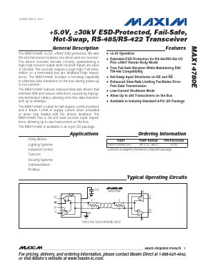 MAX14780E Datasheet PDF Maxim Integrated