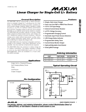 MAX1898EUB42 Datasheet PDF Maxim Integrated