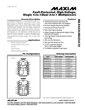 MAX4534CUD Datasheet PDF Maxim Integrated