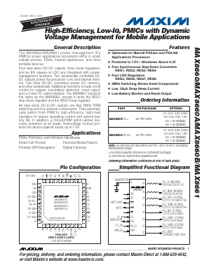MAX8661 Datasheet PDF Maxim Integrated