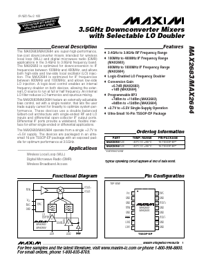 MAX2684EUE Datasheet PDF Maxim Integrated