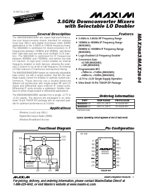 MAX2683 Datasheet PDF Maxim Integrated