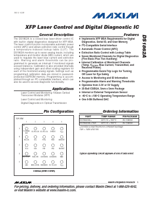 DS1862AB+ Datasheet PDF Maxim Integrated