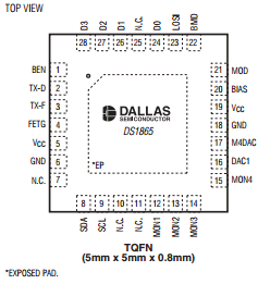 DS1865T-TR Datasheet PDF Maxim Integrated