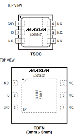 DS28E02Q-TR Datasheet PDF Maxim Integrated