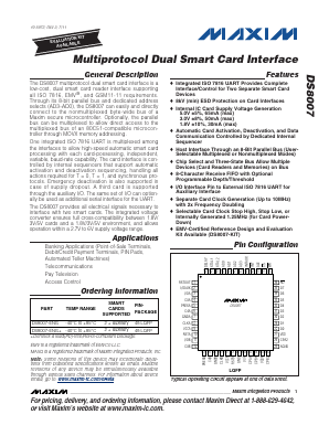 DS8007-ENG+ Datasheet PDF Maxim Integrated