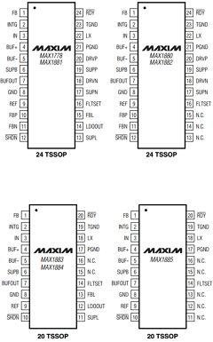 MAX1881 Datasheet PDF Maxim Integrated
