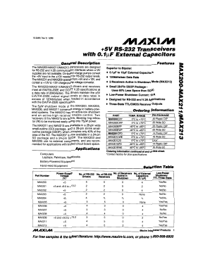 MAX213EAI-T Datasheet PDF Maxim Integrated