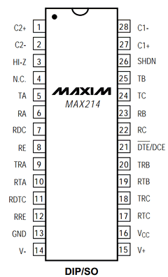 MAX214C_D Datasheet PDF Maxim Integrated