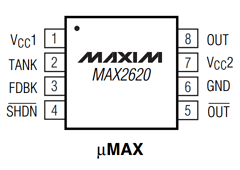 MAX2620EUA Datasheet PDF Maxim Integrated