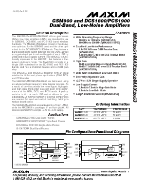 MAX2651 Datasheet PDF Maxim Integrated