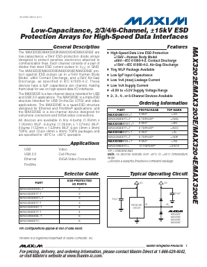 MAX3203 Datasheet PDF Maxim Integrated