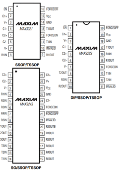 MAX3221 Datasheet PDF Maxim Integrated