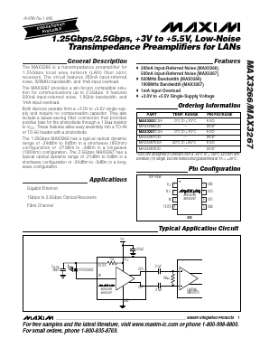 MAX3266C Datasheet PDF Maxim Integrated