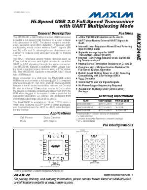 MAX3349E Datasheet PDF Maxim Integrated