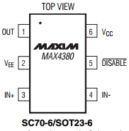 MAX4380EUT-T Datasheet PDF Maxim Integrated
