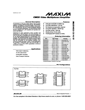 MAX455C_D Datasheet PDF Maxim Integrated