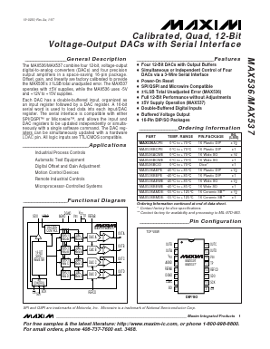 MAX536B Datasheet PDF Maxim Integrated