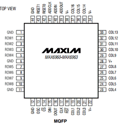 MAX6961 Datasheet PDF Maxim Integrated