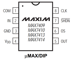 MAX7410EPA Datasheet PDF Maxim Integrated