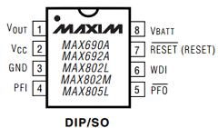 MAX709S Datasheet PDF Maxim Integrated